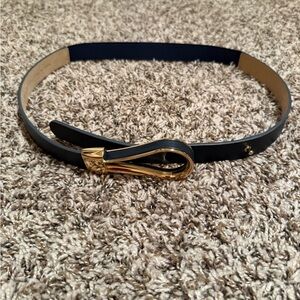 Chico’s Elegant Blue and Gold Women's Belt